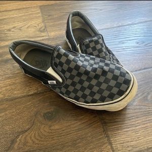 Vans Black and Gray Checkered